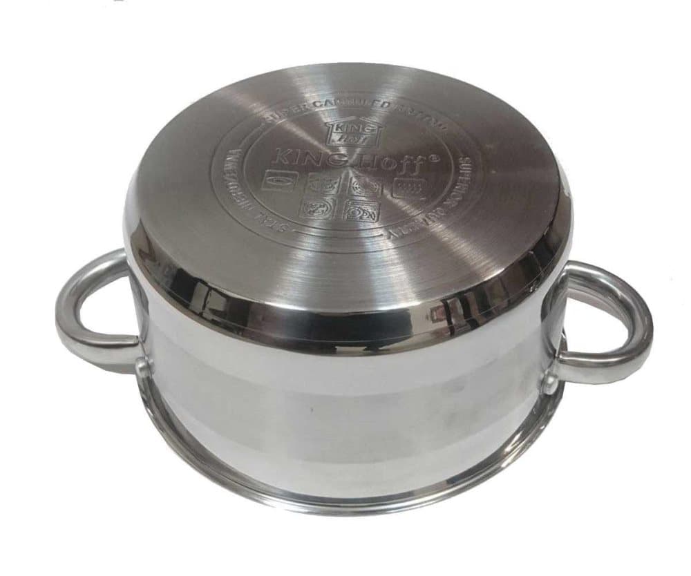Potten med ett lock 14 cm Kinghoff KH-4326 1L