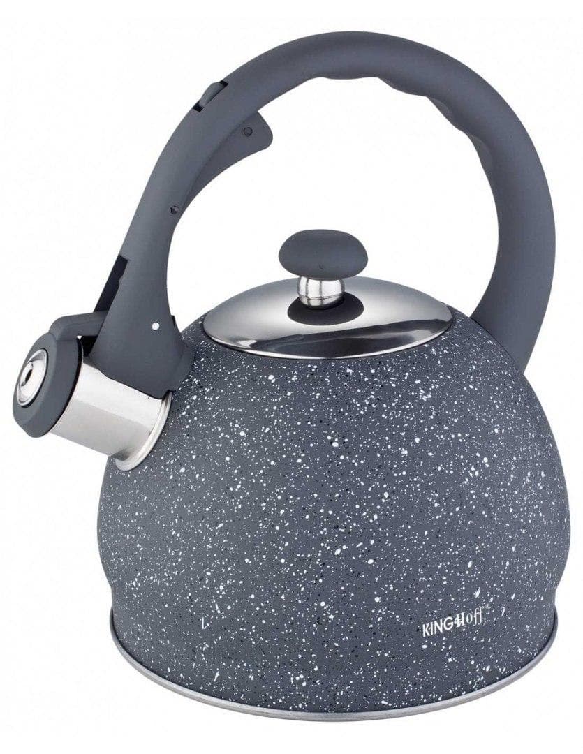 Vattenkokare med en 3L Kinghoff KH-1405 marmor visselpipa