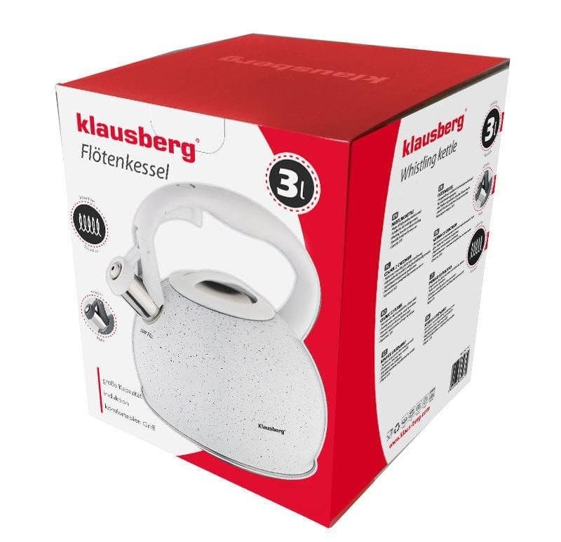 Vattenkokare med 3L Klausberg KB-7265 marmorpipor