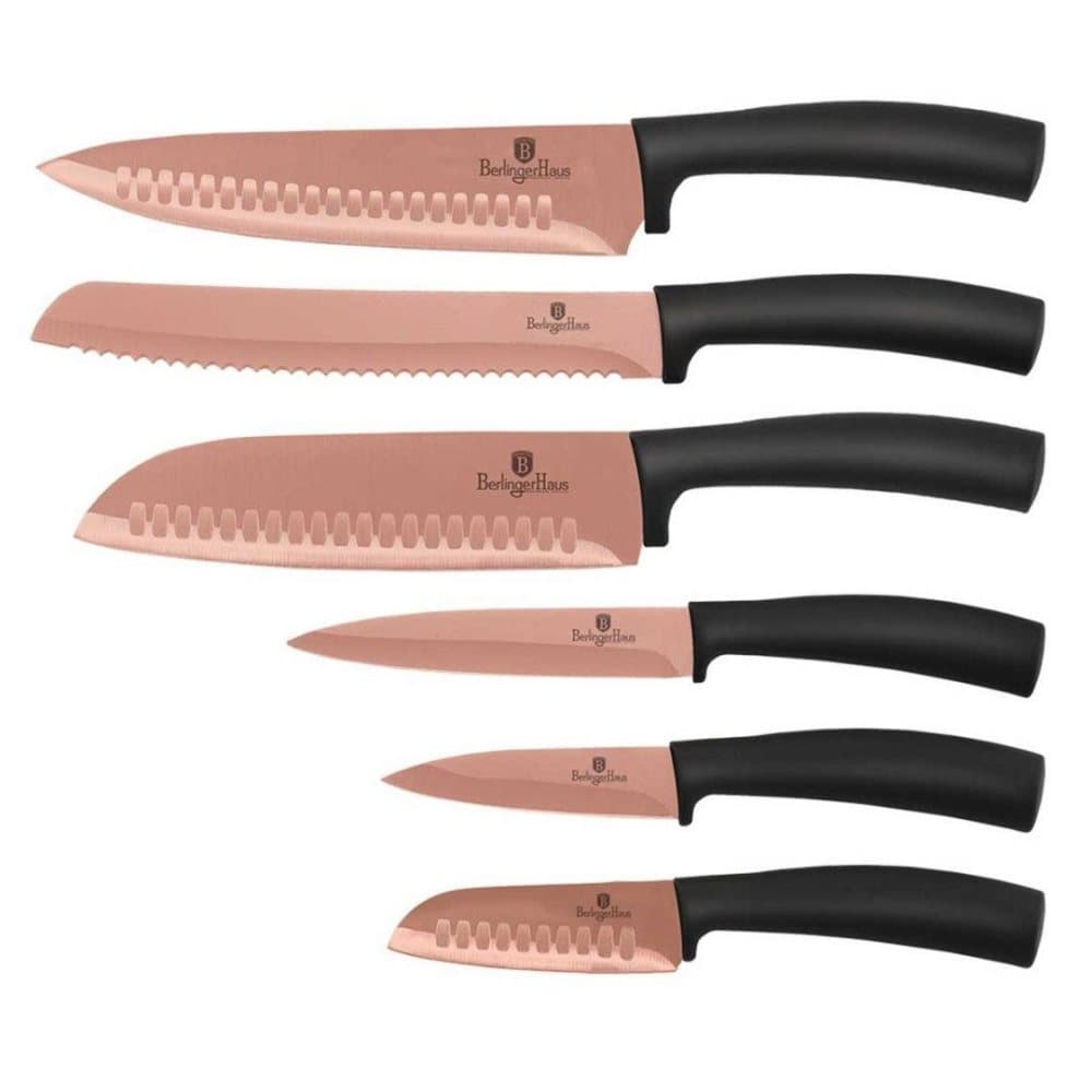Berlinger Haus BH-2611 Rose Gold Kitchen Knives Set
