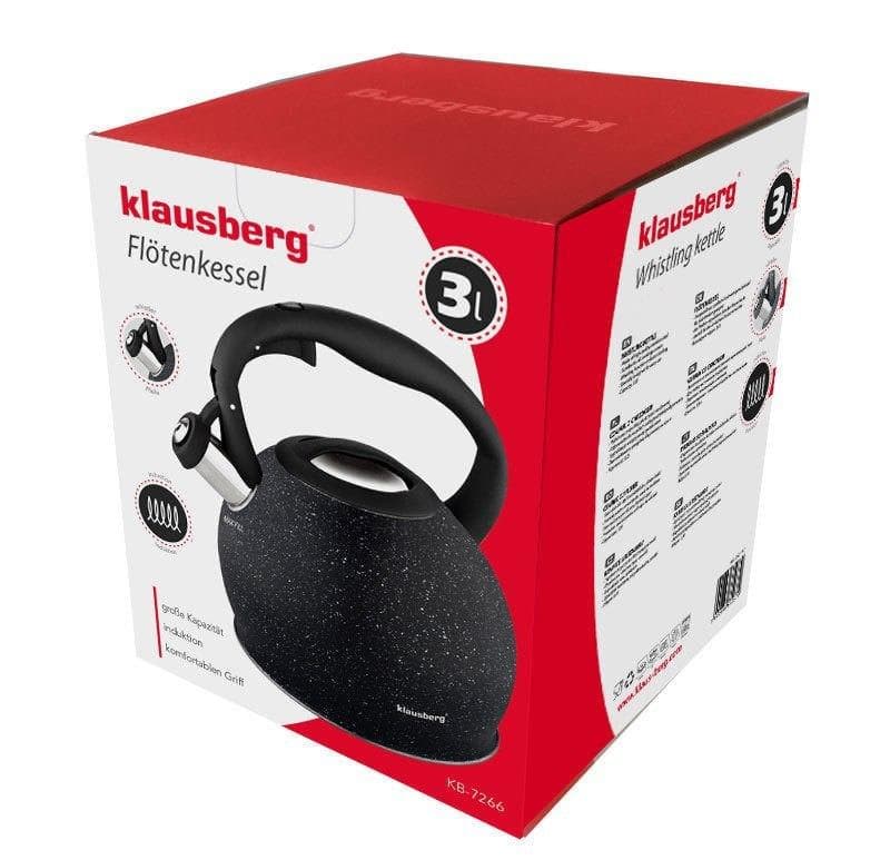 Vattenkokare med 3L Klausberg KB-7266 marmorpipor