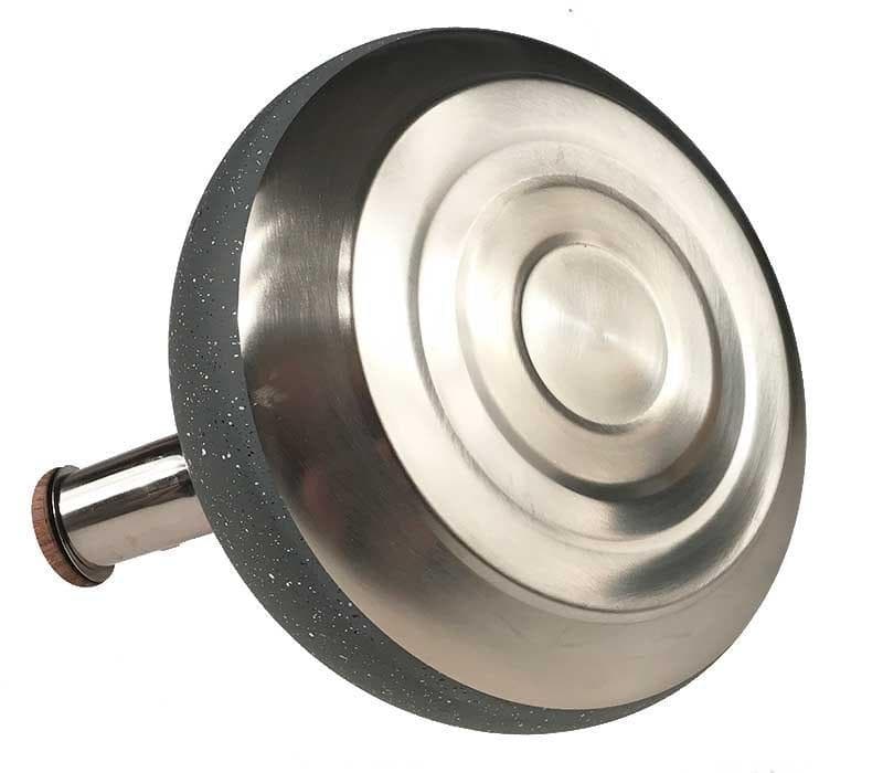 En vattenkokare med en visselpipa 2,7L Klausberg KB-7250 Granit Wood