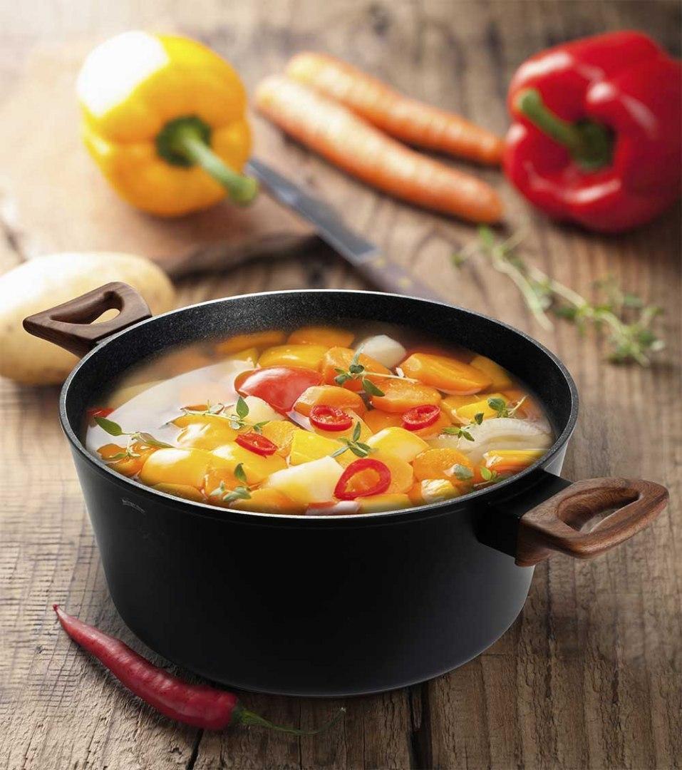 Berlinger Granite Pot 24cm BH-1717 Ebony Rosewood