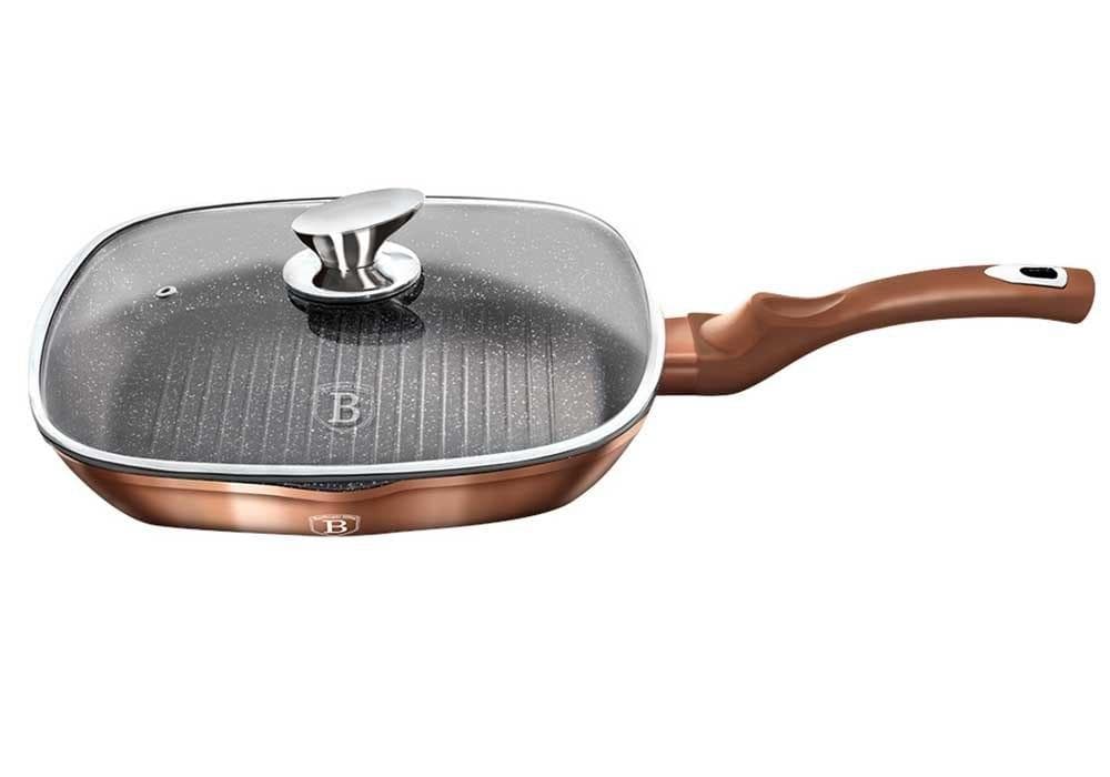 Granitgrillstekning Pan 28 cm Berlinger Haus Rose Gold BH-1610
