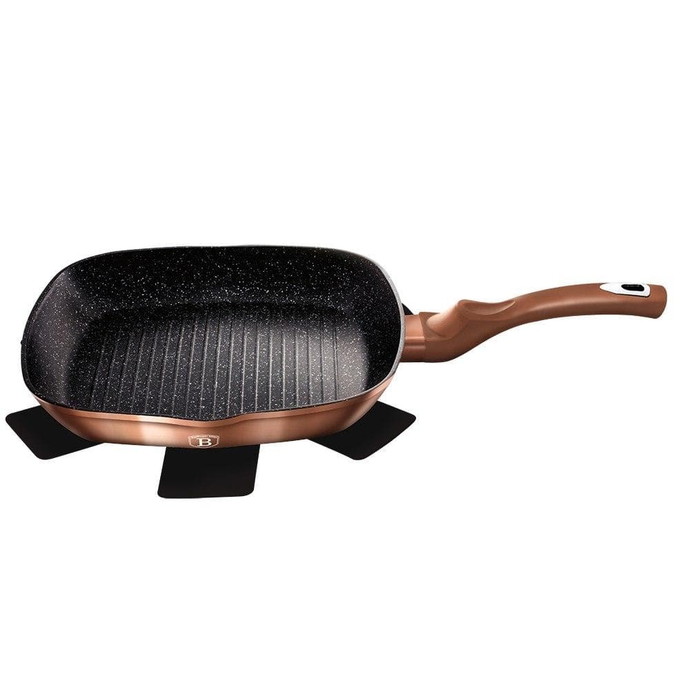 Granitgrillstekning Pan 28 cm Berlinger Haus Rose Gold BH-1521