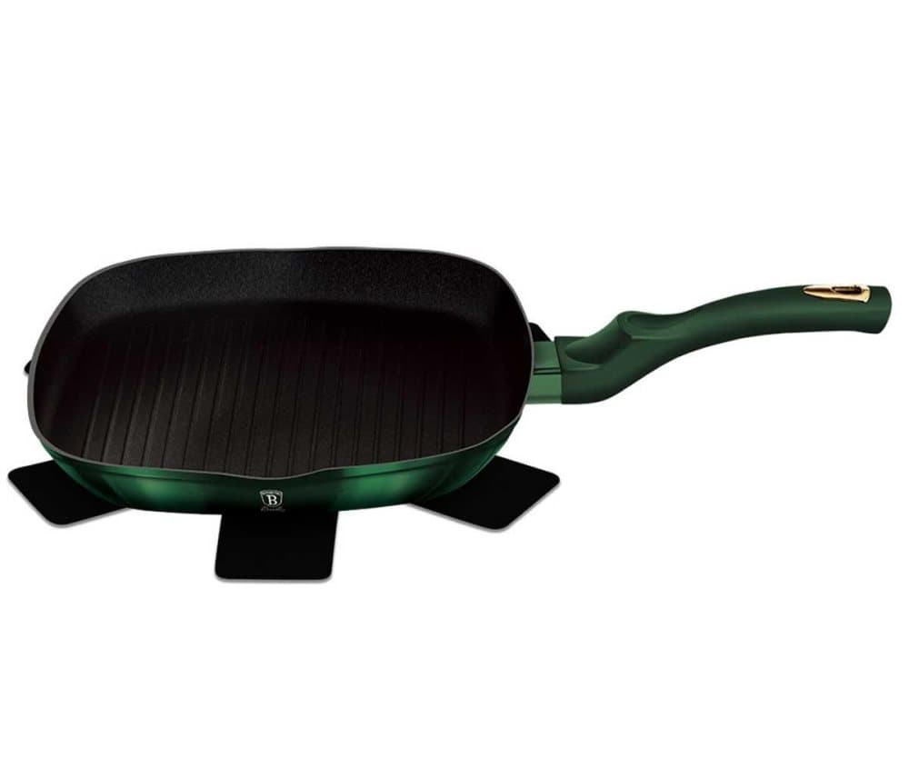 Berlinger Haus 28cm BH-6050 Emerald Titanium Grill Stekpanna