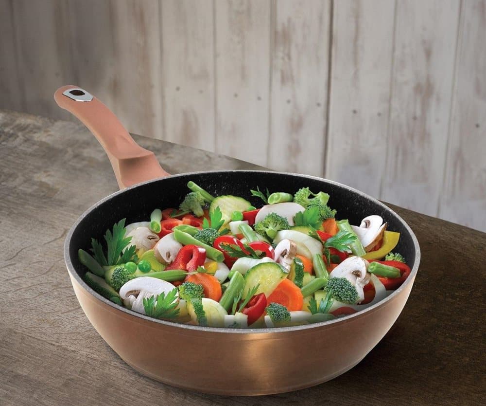 Berlinger Haus BH-1224 Copper Mettalic 15 Element Granite Pots Set