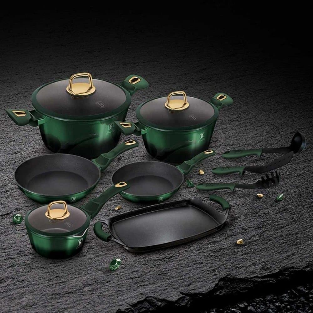 Titanium Pots Berlinger Haus 12 Element BH-6066 Emerald