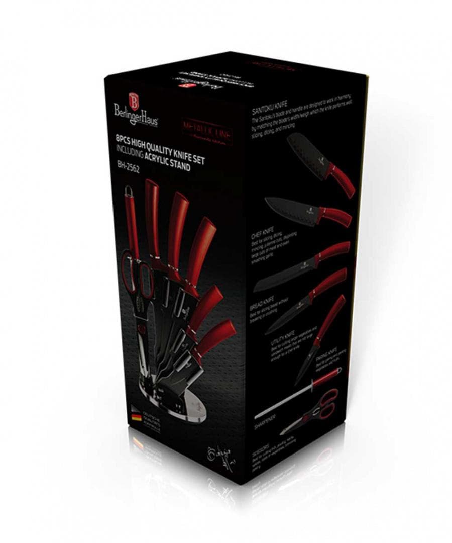 Berlinger Haus BH-2562 knivar set i en stativ