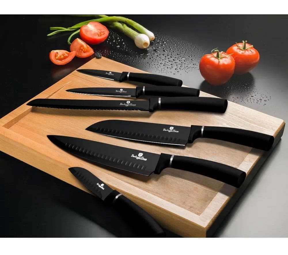 Berlinger Haus BH-2565 Svart silverkniv i ett stativ