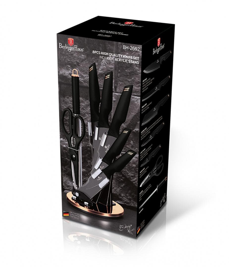 Berlinger Haus BH-2692 knivar set i en stativ