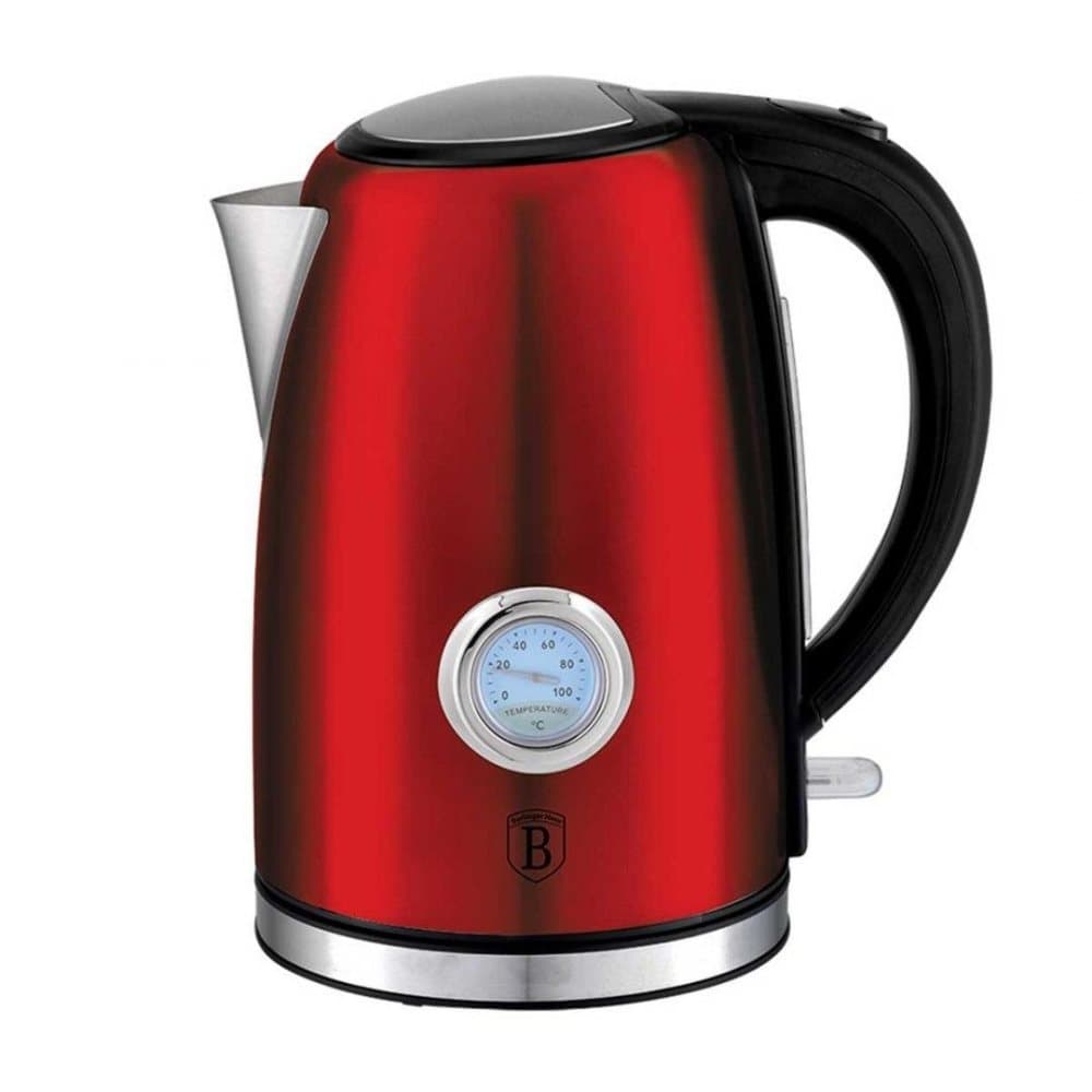 1.7L elektrisk vattenkokare med Berlinger Haus BH-9068 termometer
