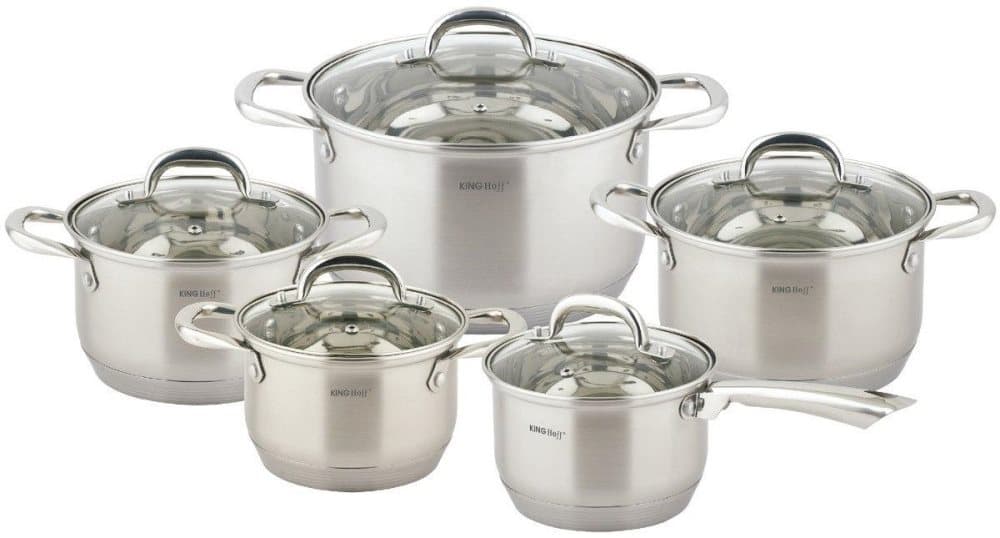 10 Elemental Kinghoff KH-4466 POTS SET