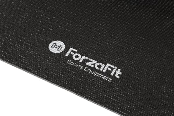 ForzaFit Yogamatta - Fitnessmatta - Halkfri yogamatta - 4 mm - Svart