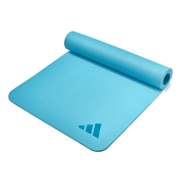 Adidas Premium yogamåtte 5 mm præloved blå