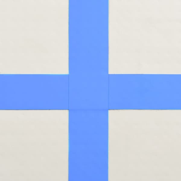 Täytettävä voimistelumatto pumpulla 60x100x10 cm PVC sininen