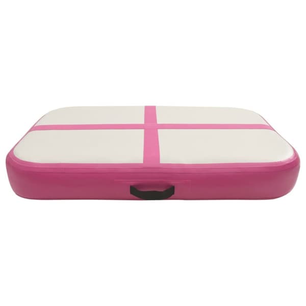 Täytettävä voimistelumatto pumpulla 60x100x20 cm PVC pinkki