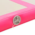 Miniatyrbild 8 av 10: Uppblåsbar gymnastikmatta med pump 500x100x10 cm PVC rosa