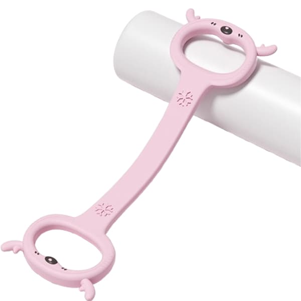 INF Pink Deer 8-formede motstandsbånd for yoga og fitness