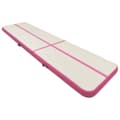 Miniatyrbild 2 av 2: Uppblåsbar gymnastikmatta med pump 800x100x15 cm PVC rosa