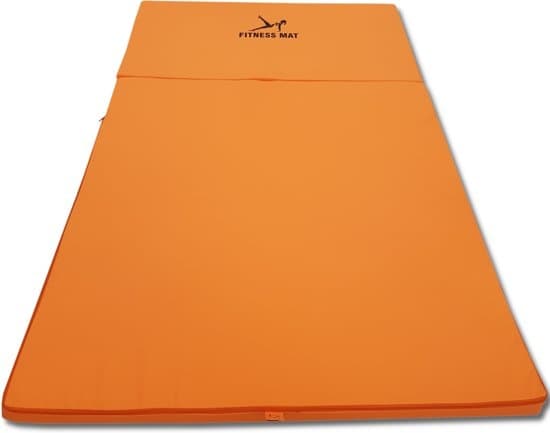 80x200cm Hopfällbar Vattentät Träningsmatta - 5cm Tjock, Rymdbesparande Design