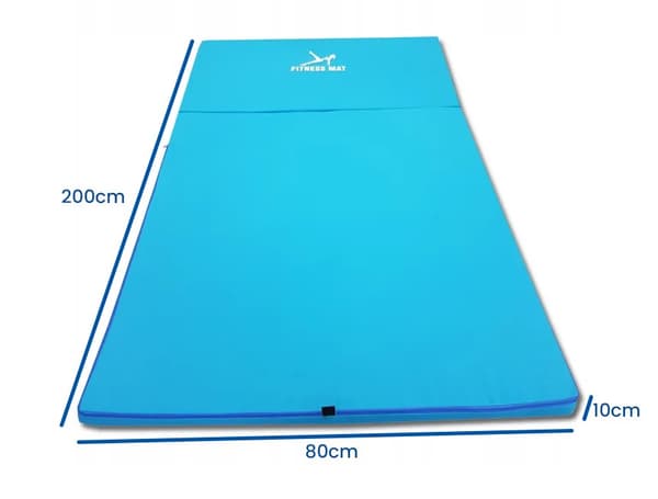 Vattentät skummatta för träning, 80x200cm, 5cm tjock, perfekt för yoga, fitness & lek