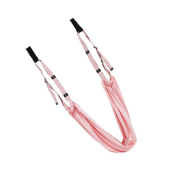 INF Yogaband för stretching och flexibilitet - Bensträckare för spagatträning Rosa
