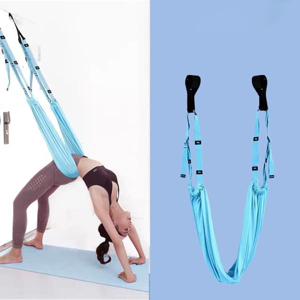 INF Yogaband för stretching och flexibilitet - Bensträckare för spagatträning