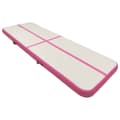 Miniatyrbild 2 av 2: Uppblåsbar gymnastikmatta med pump 500x100x15 cm PVC rosa