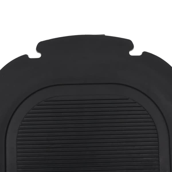 vidaXL Jalkapumppu 26x18 cm PP ja PE harmaa ja keltainen