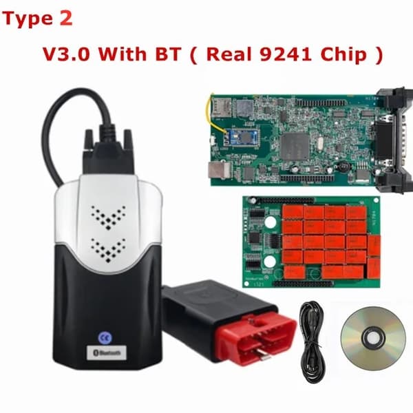 OBD2 Diagnostisk Værktøj, TCS Multidiag Pro DS, Keygen, DS type 1 v90, blå NEC
