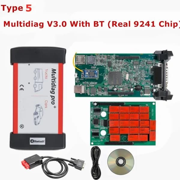 OBD2-diagnostiikkatyökalu, TCS Multidiag Pro DS, Keygen, DS -tyyppi 1 v90, sininen NEC