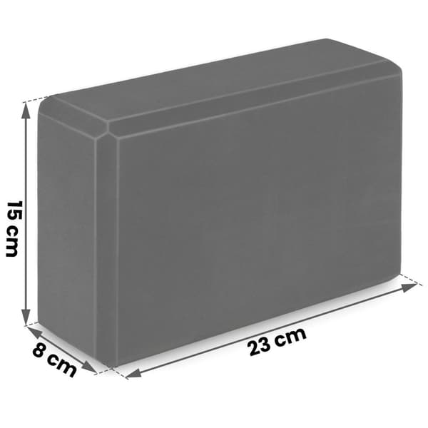 Yoga Foam Cube - Set om 2 NS-962 Svart