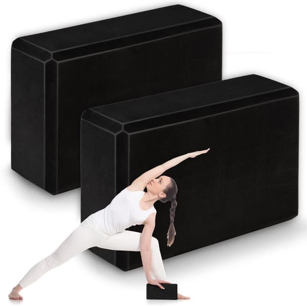 Yoga Foam Cube - Sæt med 2 NS-962 Sort