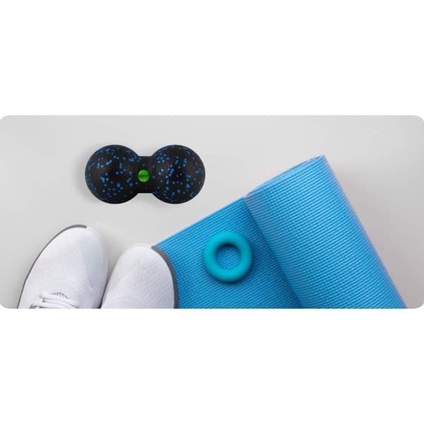 Dubbel massage och träningsboll NS-966 Svart och Blå