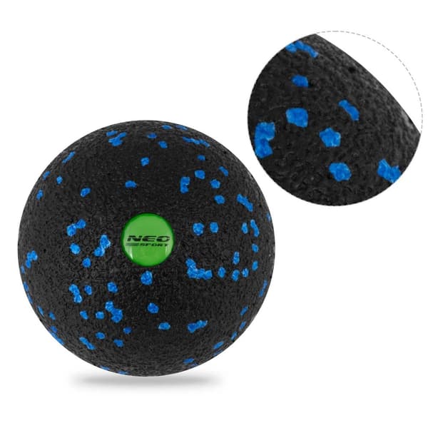 Massage- og fitnessbold NS-965 sort og blå