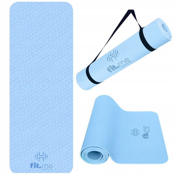 YOGA MATTA ANTI-SLIP TRÄNINGSSTÖDMATTOR SLÅBAR BEKVÄMLIG STOR