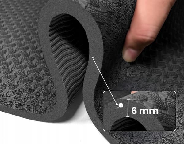 YOGA MATTA ANTI-SLIP TRÄNINGSSTÖD STORT HÅLLBAR KOMFORTABEL