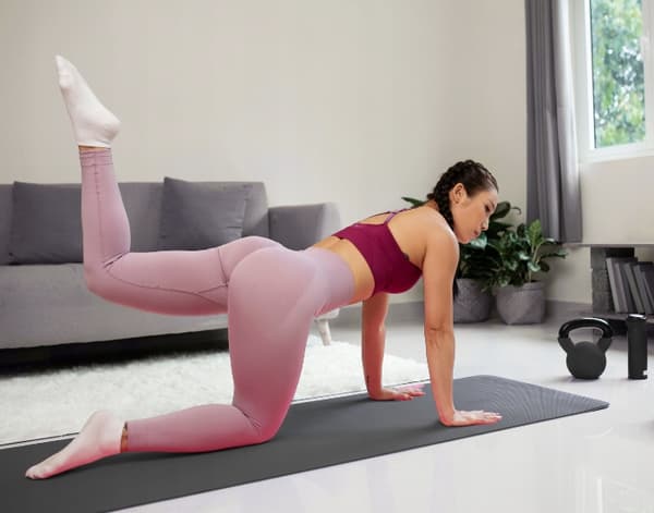 YOGA MATTA ANTI-SLIP TRÄNINGSSTÖD STORT HÅLLBAR KOMFORTABEL