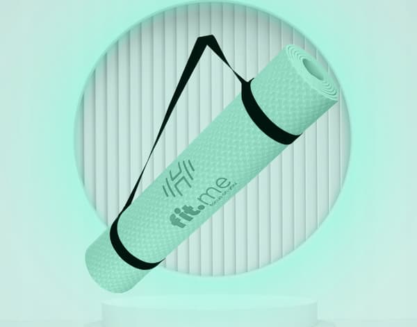 ANTI-SLIP YOGAMATTA FÖR ÖVNING STOR SLÅBAR KOMFORTABEL