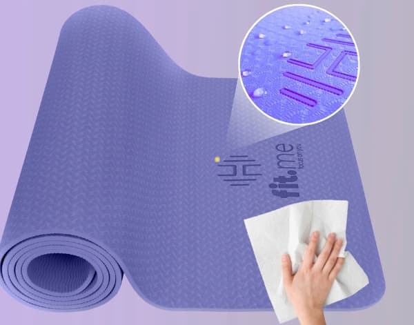 ANTI-SLIP YOGAMATTA FÖR ÖVNING STOR SLÅBAR KOMFORTABEL