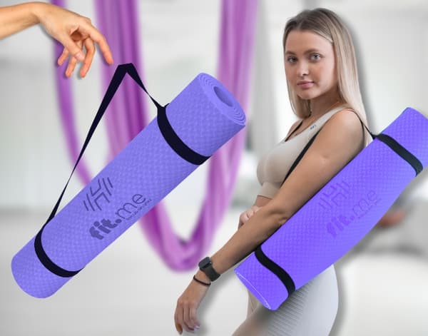 ANTI-SLIP YOGAMATTA FÖR ÖVNING STOR SLÅBAR KOMFORTABEL