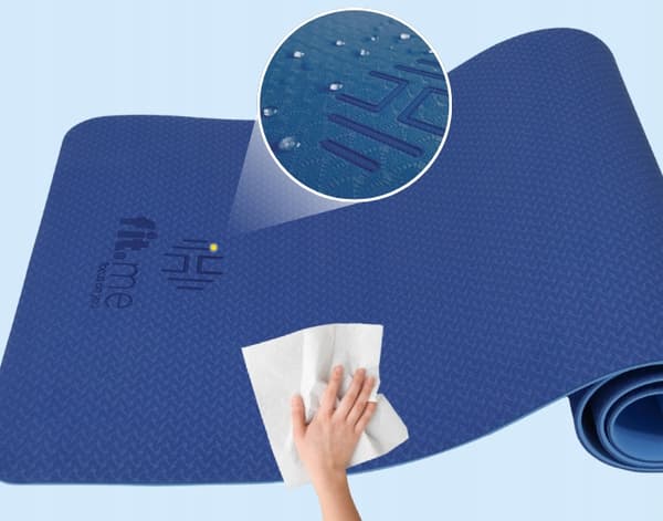 ANTI-SLIP YOGA MÅTE TIL ØVELSER STOR HOLDBAR KOMFORTABEL