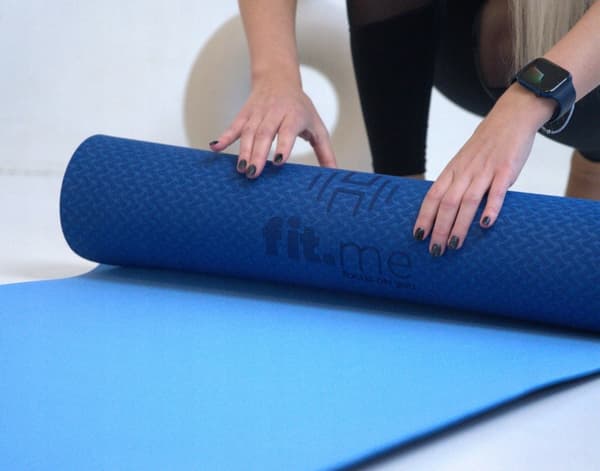 ANTI-SLIP YOGA MÅTE TIL ØVELSER STOR HOLDBAR KOMFORTABEL