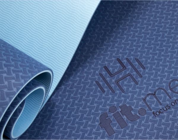 ANTI-SLIP YOGA MÅTE TIL ØVELSER STOR HOLDBAR KOMFORTABEL