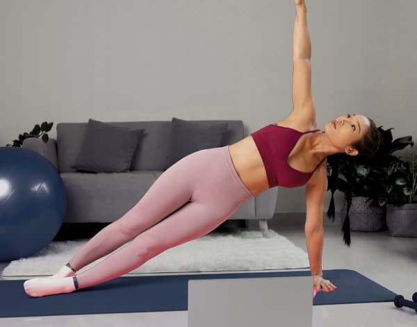 YOGA MATTE TO-FARVE ANTI-SLIP TRÆNINGSSTØTTE MÅTTER TPE HOLDBARE