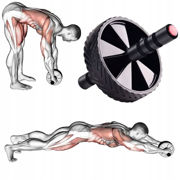 HJUL FÖR TRÄNING AV BUMMUSKLARNA ABS ROLLER AB HJUL DUBBEL ANTI-SLIP
