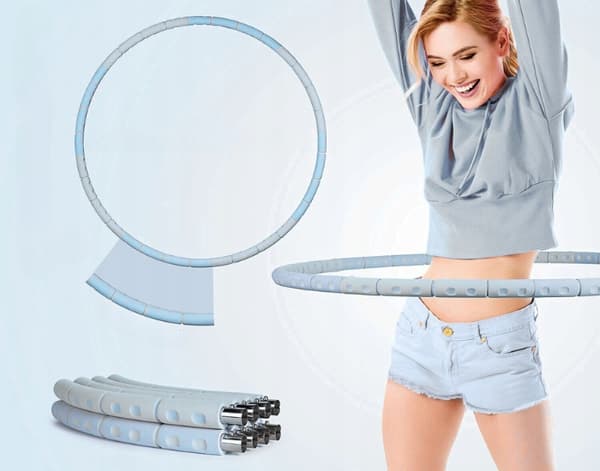 HULA HOP SLIMMING FOLDABLE FOAM PREMIUM ANTI-SLIP FIT.ME