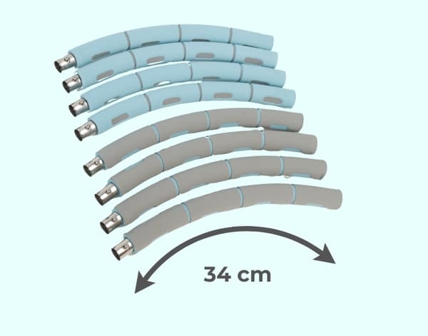 HULA HOP SLIMMING FOLDABLE FOAM PREMIUM ANTI-SLIP FIT.ME