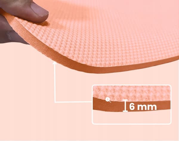 YOGA MÅTE ANTI-SLIP TRÆNINGSSTØTTE STOR HOLDBAR KOMFORTABEL